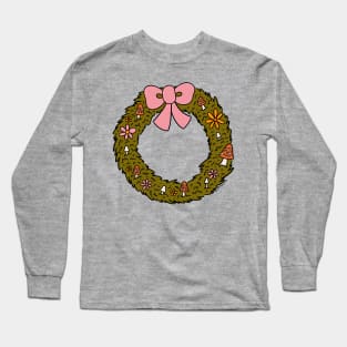 Mushroom Wreath Long Sleeve T-Shirt